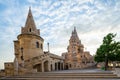 Fisherman`s Bastion with sunrise in Budapest, Hungary Royalty Free Stock Photo