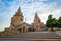 Fisherman`s Bastion with sunrise in Budapest, Hungary Royalty Free Stock Photo