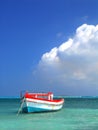 Fisherman's boat in Aruba Royalty Free Stock Photo