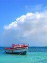 Fisherman's boat in Aruba Royalty Free Stock Photo