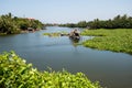 Fisherman`s house and water in Asia, Vietnam