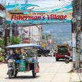 The Fisherman`s Village in the Bophut area is one of the best-known tourist attractions in Koh Samui Royalty Free Stock Photo