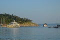 Fisherman`s Wharf of Makarska city. Adriatic Sea coast, Dalmatia, Croatia