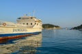 Fisherman`s Wharf of Makarska city. Adriatic Sea coast, Dalmatia, Croatia