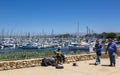 Fisherman`s Wharf, Monterey Bay, Peninsula, Monterey, Pacific Ocean, California, United States of America, North America Royalty Free Stock Photo