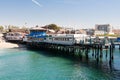 Fisherman's Wharf in Redondo Beach Royalty Free Stock Photo