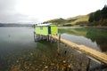 Fisherman shed in Otago Peninsula Royalty Free Stock Photo