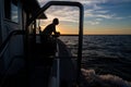 Fisherman Silhouette on Banderas Bay