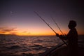 Fisherman Silhouette on Banderas Bay