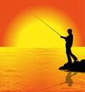 Fisherman Royalty Free Stock Photo