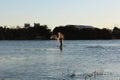 Fisherman on the SÃÂ£o Francisco river, Petrolina, Pernambuco, Brazil Royalty Free Stock Photo