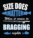 Fishing quote design for t-shirt print.