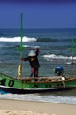 Fisherman and Traditional Boat