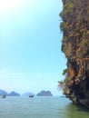Cliff "Koh Tapoo, Ao Phang Nga" on island in Thailand.