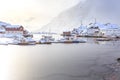 Sund village on Lofoten Islands Royalty Free Stock Photo