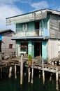 Fisherman wood house Royalty Free Stock Photo