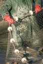 Fisherman at Work/Fishing Industry Royalty Free Stock Photo