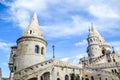 Fishermans Bastion in Budapest, Hungary. Major tourist attraction of the Hungarian capital city. Fairy tale monument, built in Neo Royalty Free Stock Photo