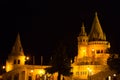 Fishermans Bastion - Budapest at night Royalty Free Stock Photo