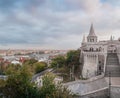 Fishermans Bastion and city view - Budapest, Hungary Royalty Free Stock Photo