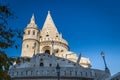 Fishermans Bastion - famous touristic place with a city view in Budapest Royalty Free Stock Photo