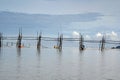 Fishermen in Bako Royalty Free Stock Photo