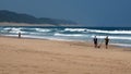 Fishermen on the beach