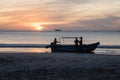 Fishermen at the beach of Sri Lanka