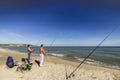 Fishermen on the Black Sea coast