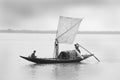 Fishermen on the boat Royalty Free Stock Photo