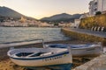 Fishermen boats and frontline of Cadaques