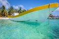 Fishermen boats in Isla Mujeres, caribbean tropical paradise, Cancun, Mexico