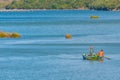 Fishermen at Butrint National Park in Albania