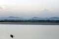 Fishermen crossing Inle Lake in Burma