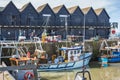 Fishermen and Fishing boats in Whitstable Harbour