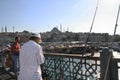 Fishermen on Galata bridge, Istanbul