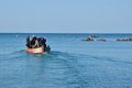 Fishermen going fishing Royalty Free Stock Photo