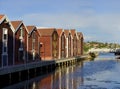 Fishermen Houses (Hudiksvall) Royalty Free Stock Photo