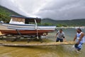 Fishermen from Ilha Grande, Rio de Janeiro, Brazil.