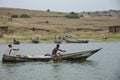 Fishermen on the Kazinga Channel shore