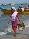 Fishermen, Marari Beach, Kerala India