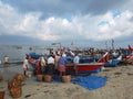 Fishermen, Marari Beach, Kerala India