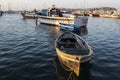 Fishermen in Marina della Corricella in Procida, Italy