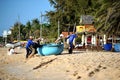 Fishermen in Mui Ne. Vietnam