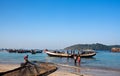 Fishermen with nets