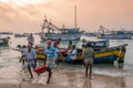Fishermen from Pamban Royalty Free Stock Photo