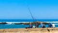 Fishermen at the port of Essaouira in Morocco