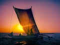 Fishermen Seascape Sunrise Fishing Nautical Concept