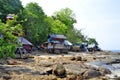 Fishermen shacks at Phak Nam bay on Phi Phi Don island