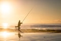 Fishermen at Sunrise Royalty Free Stock Photo